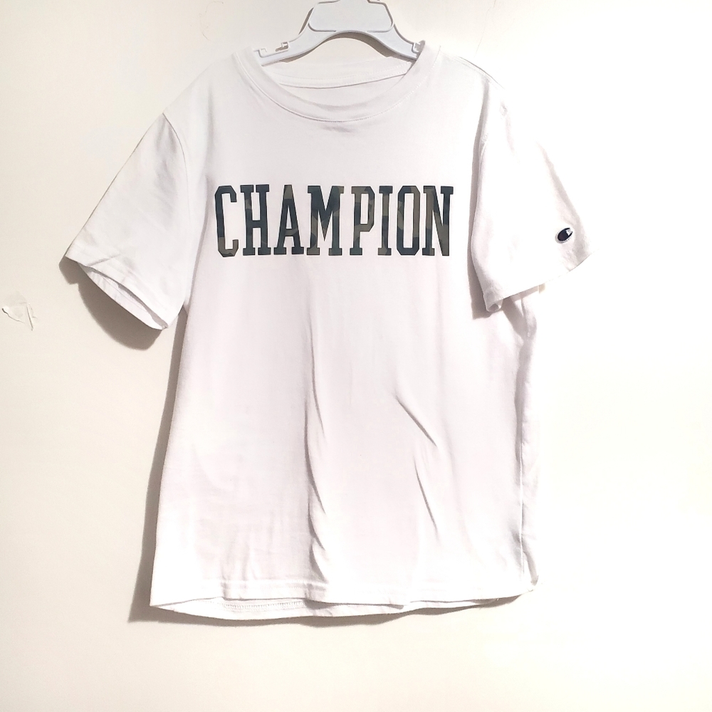 4for20!! Champion white tshirt size M